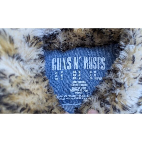 SOLD Guns N' Roses Denim Jacket for Women Size M - Picture 5 of 5